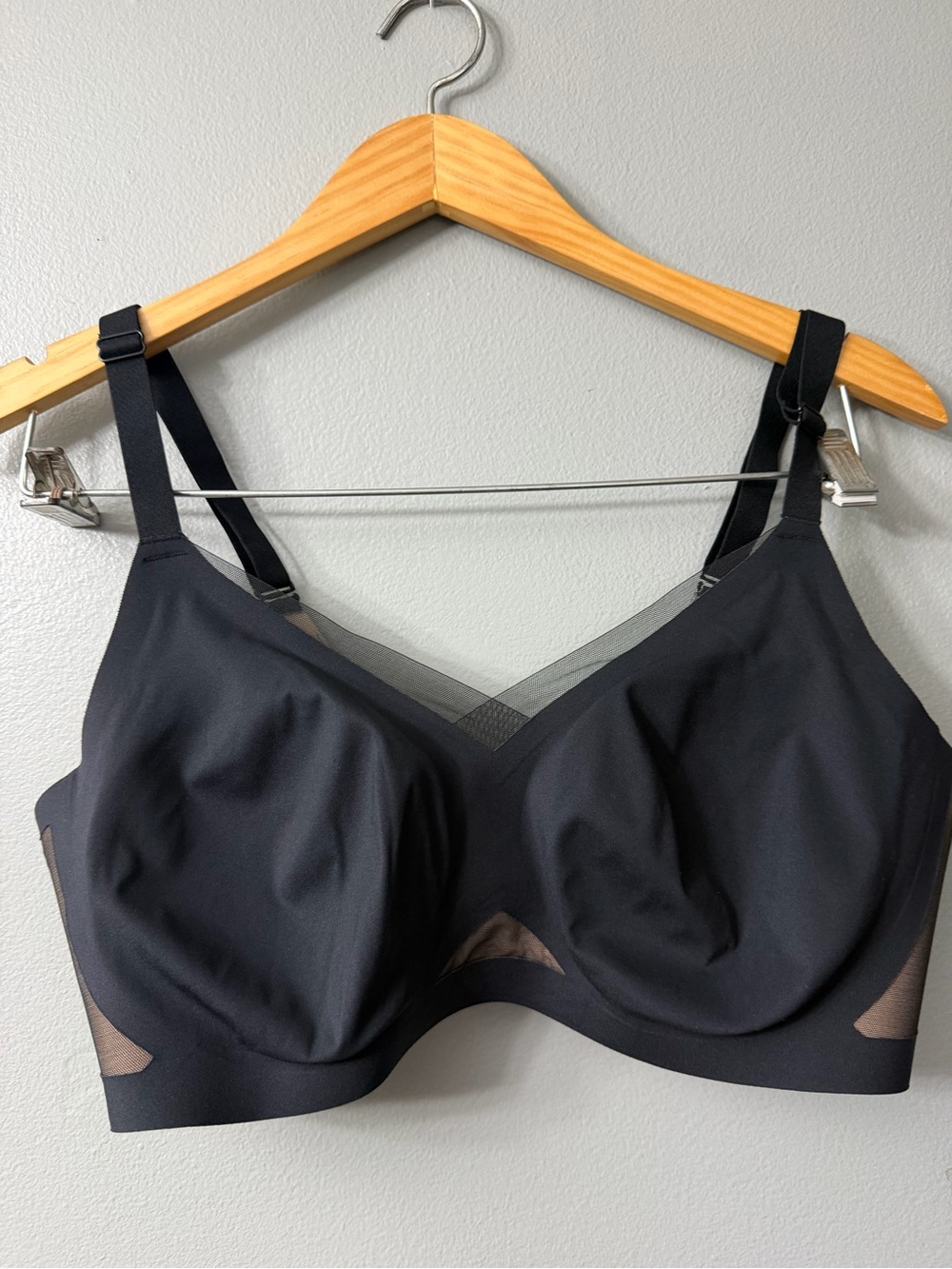 Honeylove Women's Seamless Black Support Bra 1x